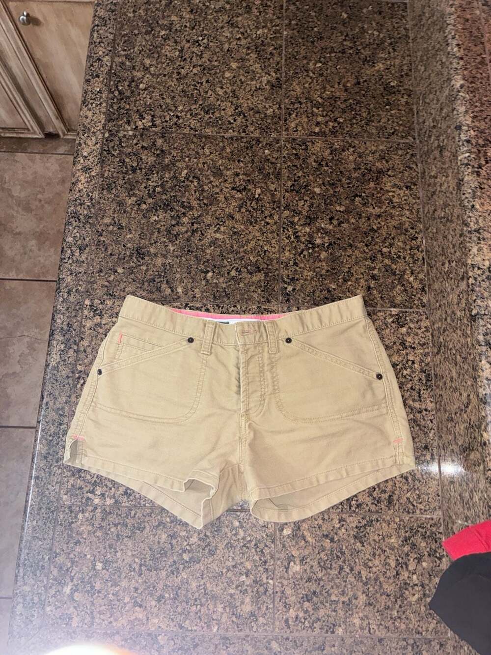 Abercrombie & Fitch Khaki Cotton Utility Shorts Size 2